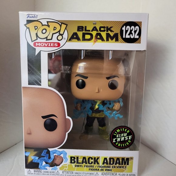 Funko POP! Black Adam Chase Edition Glow In The Dark #1232 Brand New - Picture 1 of 6